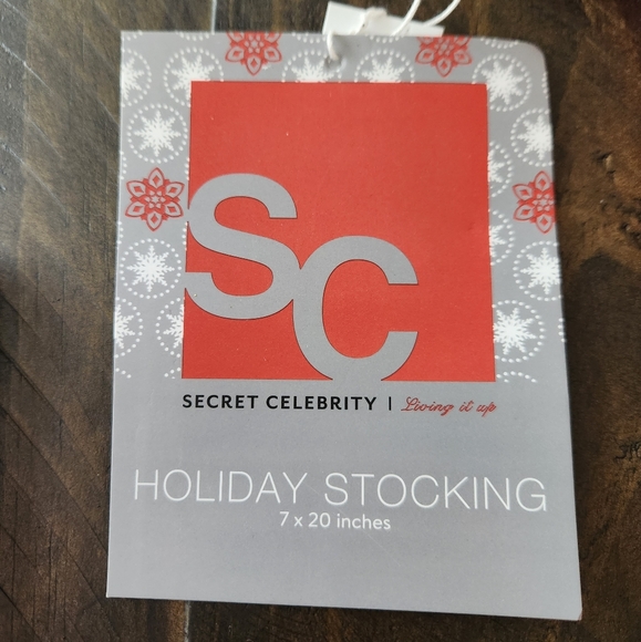 COPY - 4 Red Beaded Christmas Stockings - Picture 3 of 4